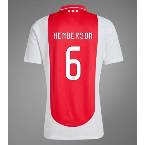 Fotballdrakt Herre Ajax Jordan Henderson #6 Hjemmedrakt 2024-25 Kortermet